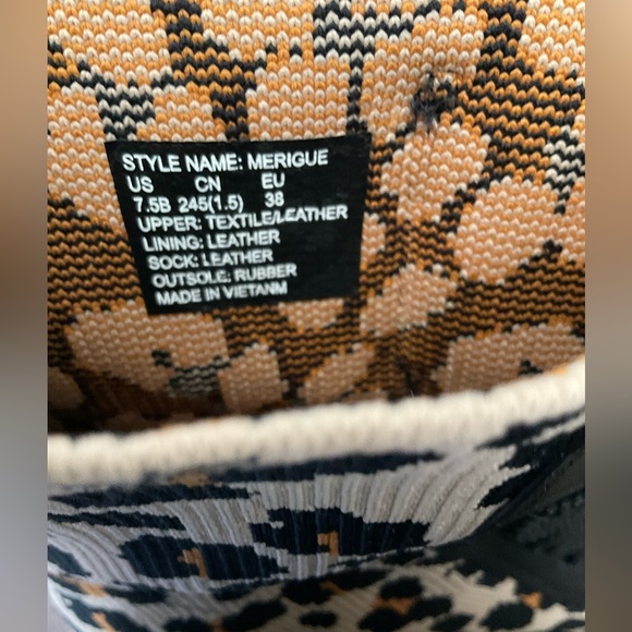 Kate Spade Leopard Print Knit Boots 7.5 - Picture 12 of 12